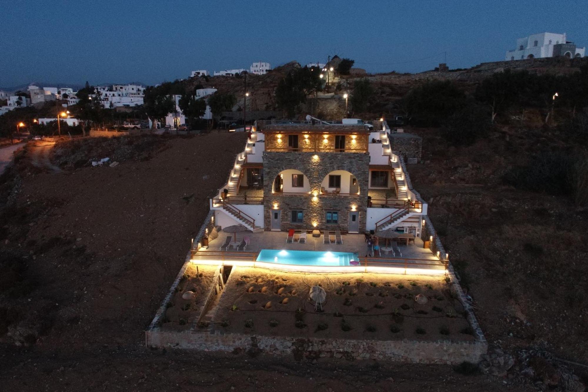 Villa Papa Glinado Naxos Buitenkant foto
