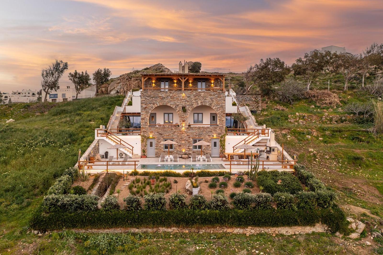 Villa Papa Glinado Naxos Buitenkant foto
