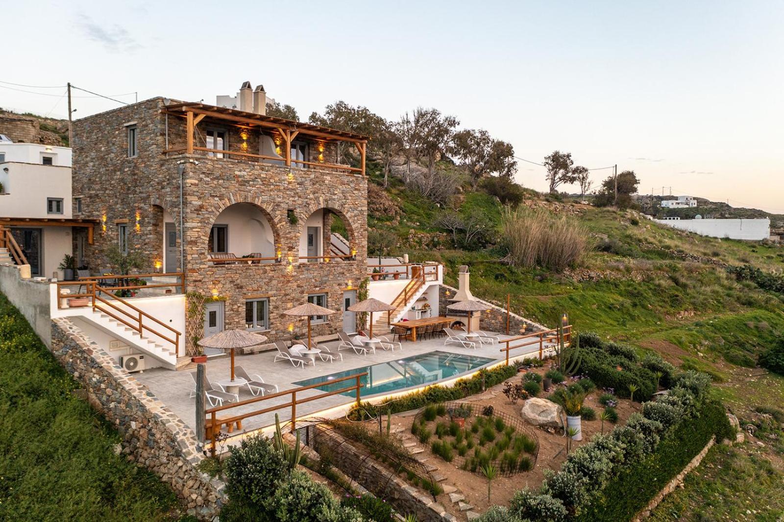 Villa Papa Glinado Naxos Buitenkant foto